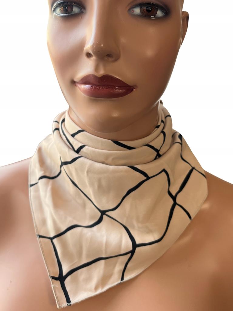 Scarf Shawl Square 566 - Viscose - For Head, Neck, Bag