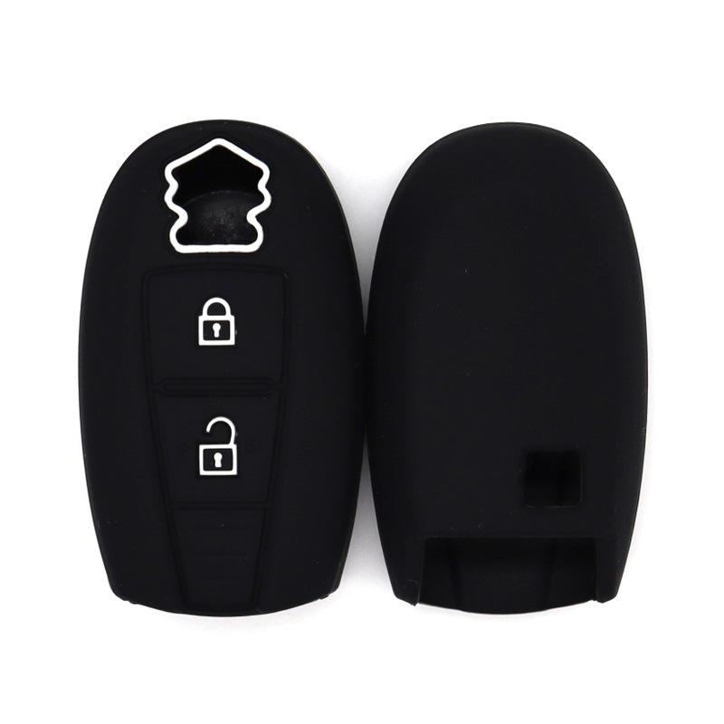 

Suitable for Suzuki Swift, Jimny, Vitra, Fengyu Ingenis, silicone key bag cover keychain чёрный