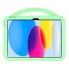 For iPad (2025)/iPad 10.9 (2022) Silicone Case Rotating Kickstand Hand Grip Cute Tablet Cover