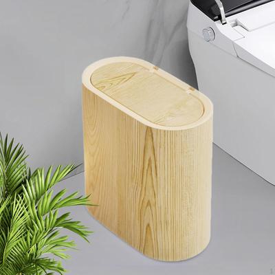 Trash Can Garbage Bin Toilet Wastebasket Restroom Waste Basket for Home Dresse Bedroom