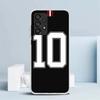 FootBall Number 7 10 30 Soft Cover for Samsung Galaxy A17 A37 A57 A16 A26 A36 A56 A15 A14 A55 Phone Case A13 A53 A25 A35 A24 A34