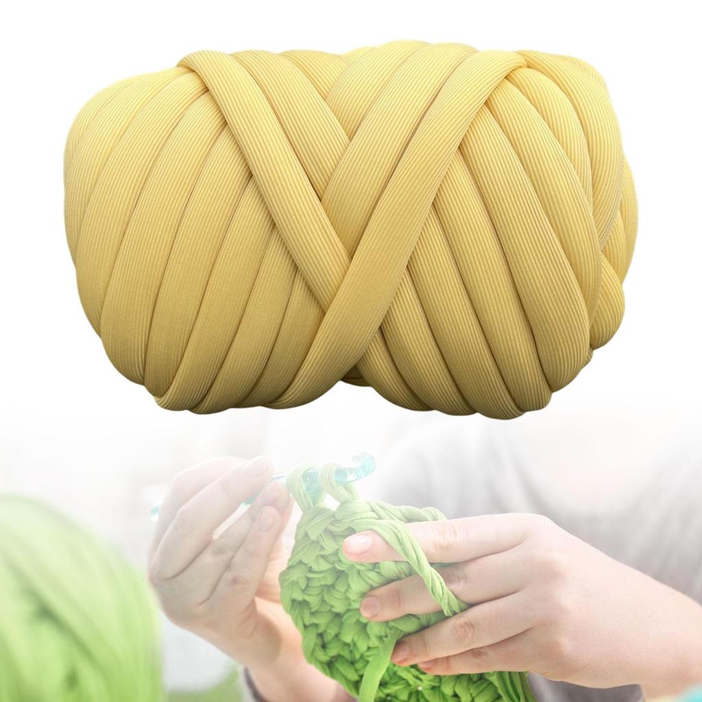 Cotton Polyester Chunky Yarn Bulky Chunky Yarn for Crochet Rug Making DIY