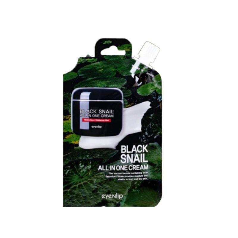 [Eyenlip] Black Snail Eye Cream (25g) x 10ea Set – Intensive Elasticity & Deep Nourishing (Tube Type)