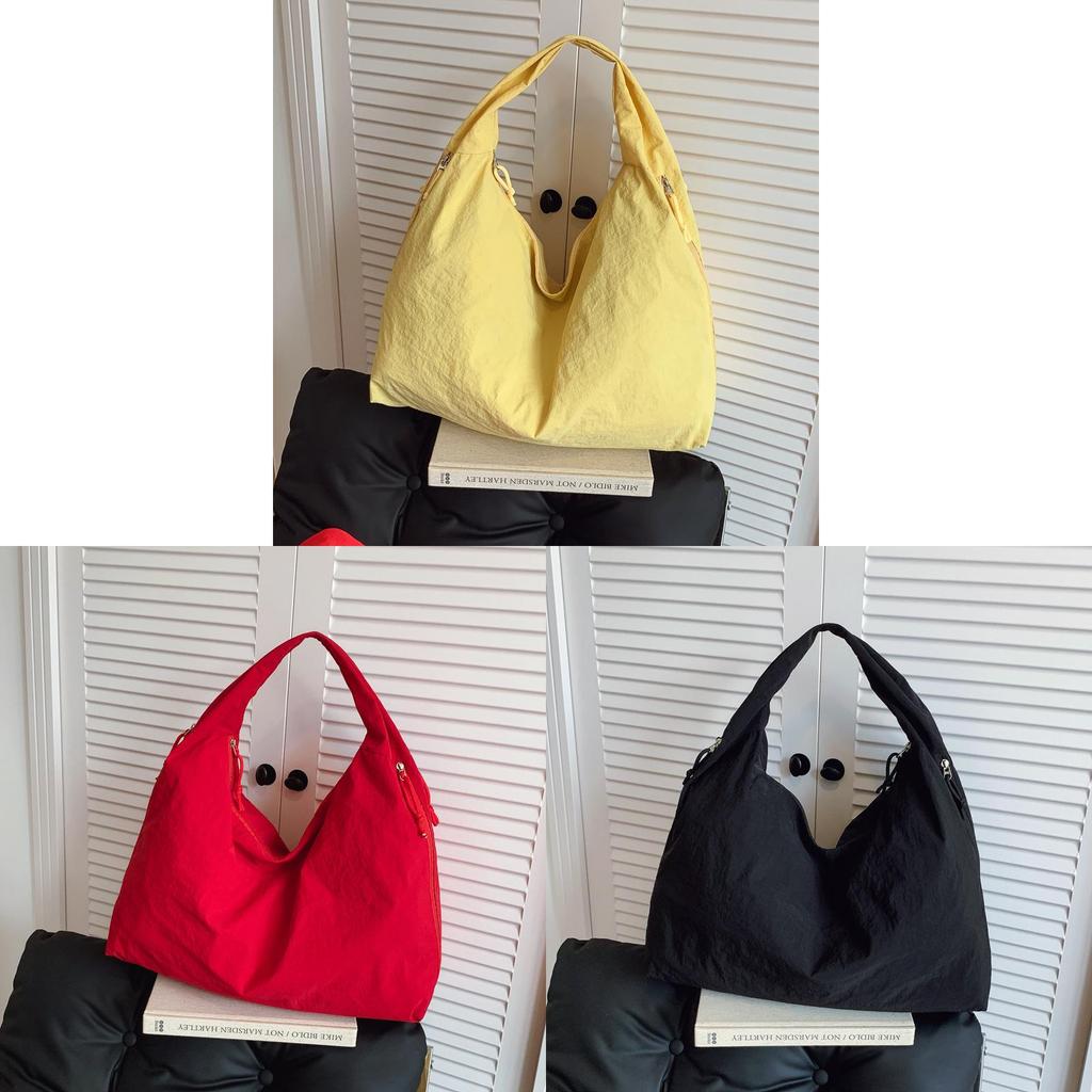 Canvas Tote Bag For Women Large Capacity Street Style Casual Daily Use
