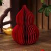 Christmas Tree Hanging Ornament Set Easy Assembly Festive Hanging Decor 3D Honeycomb Paper Decoration