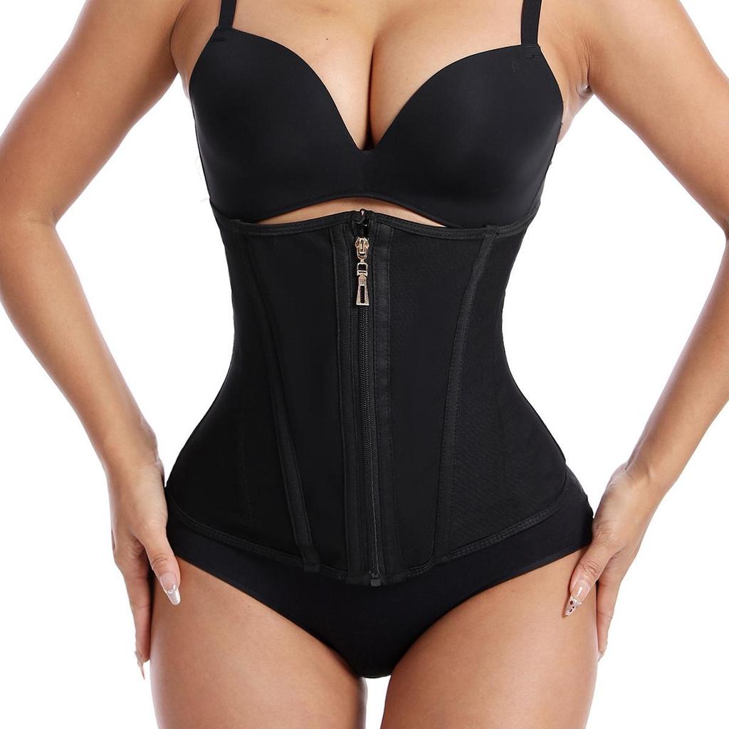 Corset modelator corp cu fermoar și cârlige, stil nou, pentru Fitness și Yoga
