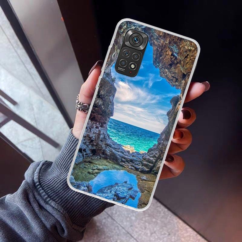 Summer Beach Sunset Sea Palm Tree Phone Case for Xiaomi Redmi Note 15 14 14S 13 12 12S 11 Pro Plus 11E 11T 11S 10S 5G Soft Cover