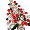 Christmas Brooch Pins, Cloth Decorative Accessories for Turbans Decoration