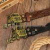 Retro Zinc Alloy PU Leather Unisex Cargo Belt
