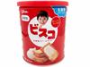 Millet Biscuit Tin 190g X 1 Can Bisco Preservation Can 30 Pieces X 1 Total 2 Pieces Set Preserved Emergency Assorted Set Eating Comparison + Can,