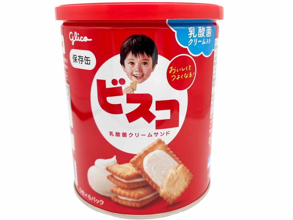Millet Biscuit Tin 190g X 1 Can Bisco Preservation Can 30 Pieces X 1 Total 2 Pieces Set Preserved Emergency Assorted Set Eating Comparison + Can,
