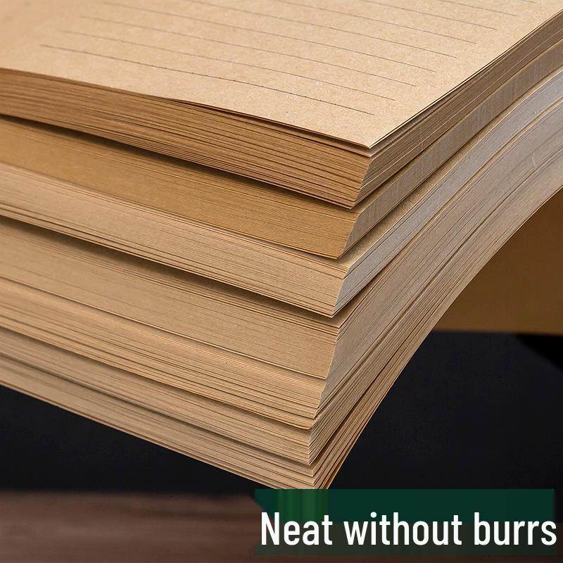 Vintage Wave Love Letter Set - 200 Sheets & Envelopes In Retro Kraft Paper Style