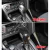 Carbon Fiber Color Gear Shift Knob Decorator Cover Trim Fit for Focus Kuga Escape C-MAX Transit Connect Fusion Mondeo AT
