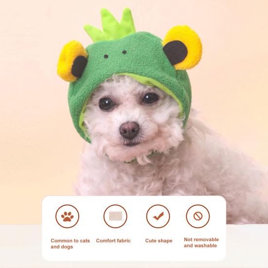 Cheap Cozy Comfortable Dress Up Skin-touch Funny Big Eyes Frog Dog Cat ...
