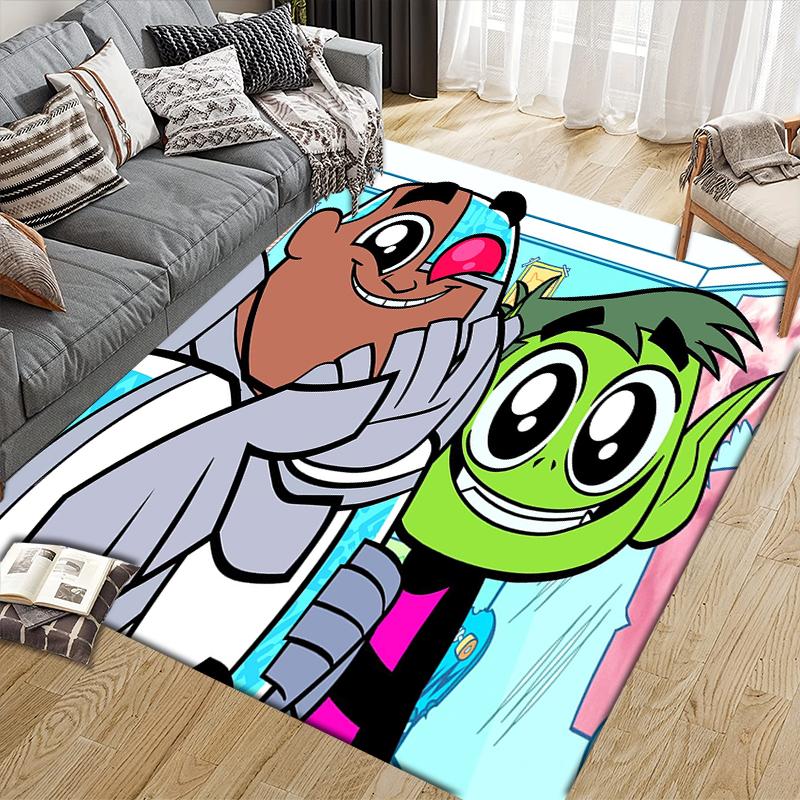 Cyborg Square Area Rug, Non-Slip Floor Mat for Home Bedroom, Perfect Gift for Fans.chl