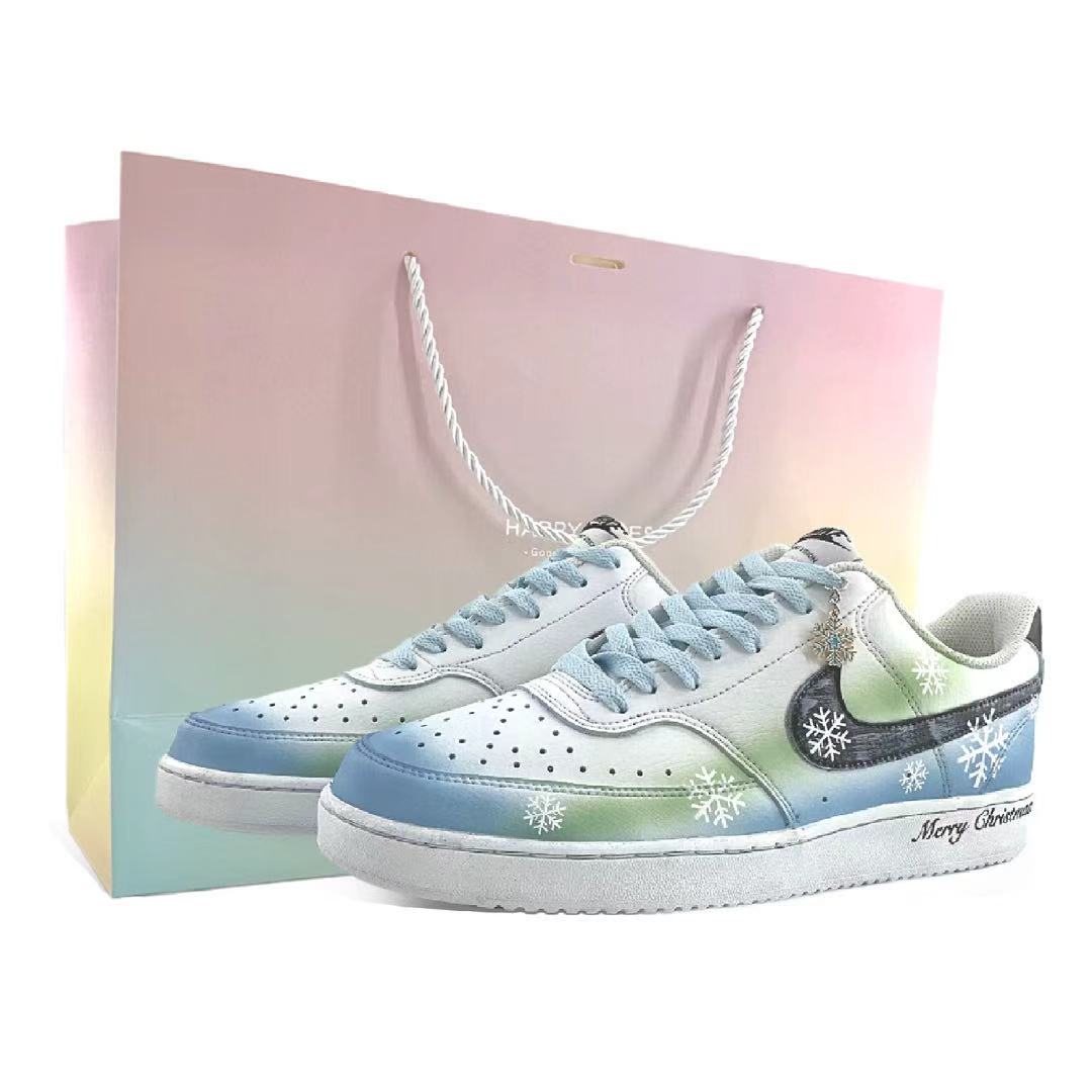 

Nike Court Vision 1 Abrasion Resistant Slip Resistant Abrasion Resistant Slip Resistant Low top Skateboard Shoes Men s DH2987-101(Team371-) 40