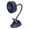 Bendable Small Fan Dark Blue USB Adjustable Angle Clip Fan for Home Dormitry School Outdoor