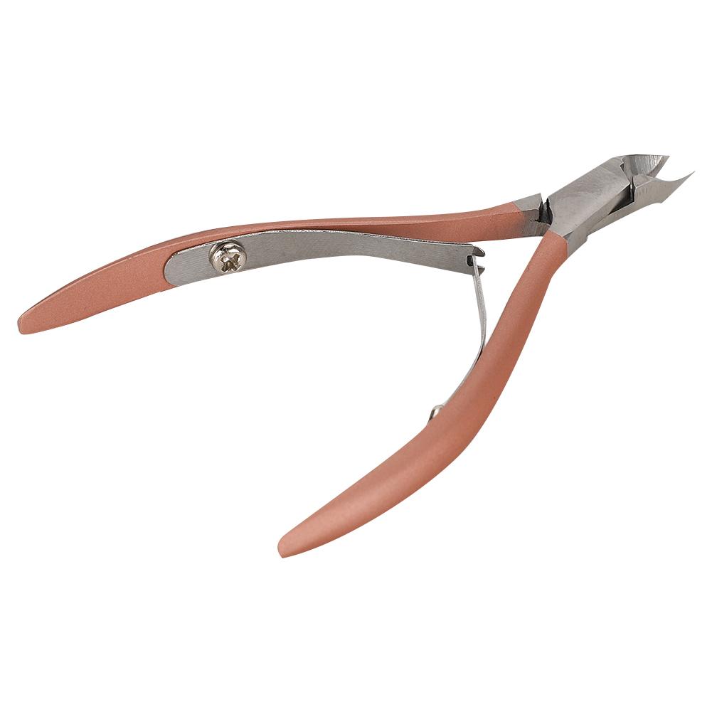 

Stainless Steel Nail Dead Skin Scissors Calluses Hangnail Remover Nail Trimmer Clipper Manicure Tool Rose Gold розового золота