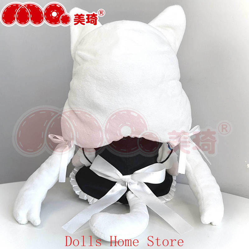 Chocola Vanilla Kawaii Girl Anime Plush Sitting Posture Figure Cotton Pillow Mascot Cartoon Puppet Xmas Gift 30cm