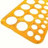 1pc Transparent Compass With Multiple Circular Templates - Ideal For Math, Engineering, And Design Projects, Durable And Precision Measuring Tool