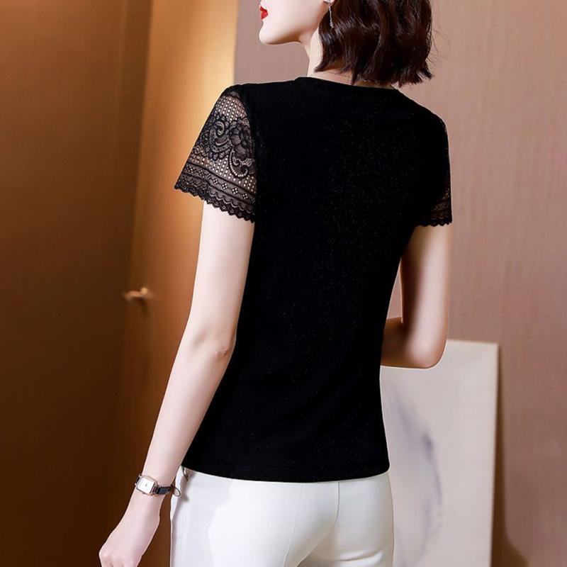 T-shirt for Women Summer Large Size T-shirt Soft Loose Printed Casual Comfortable Pullover T-shirt Top