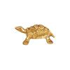 Brass Fengshui Tortoise Miniature Statue (1.5 X 4 Inch, Gold)