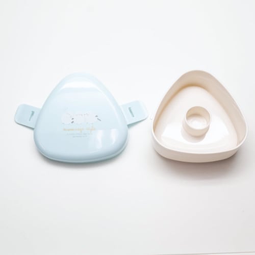 OSK Onigiri Case, Antibacterial, Bento Box, 290ml, Shimaenaga SEN, Made In Japan, with Pressed Mold, Microwave Safe, LS-20, Made In Japan