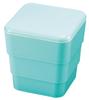 Made In Japan by Tatsumiya GB Nested Picnic Sunny Sea 54782 6.5" Three-Tiered Box, Blue,