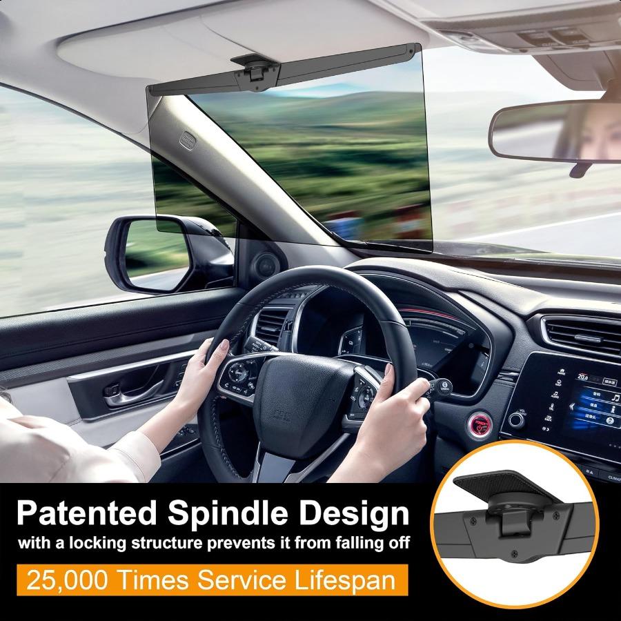 

Veharvim Sun Visor Extender for Cars Polarized Car Visor Extender Sun Blocker UV400 Adjustable Visor Extension for Car Visor Cl United States