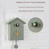 Nordic Style 10inch Cuckoo Wall Clock - Modern Minimalist Bird Chime Clock for Stylish Home Decor & Living Room Decoratio