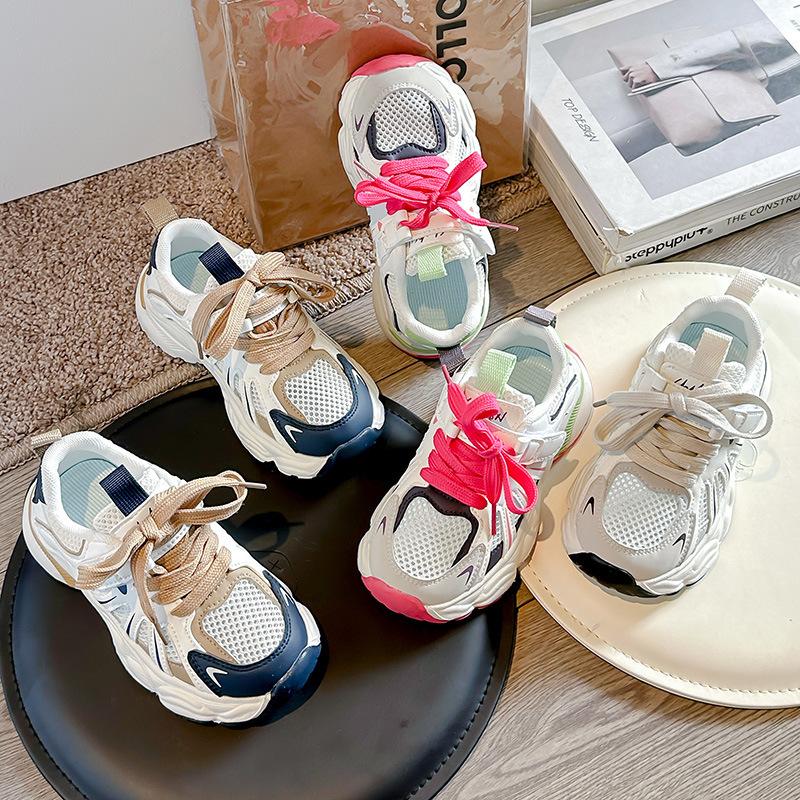

Children s Sports Shoes Elementary School Children Boys And Girls Breathable Single Net Dad Shoes Physical Education Class Running Shoes