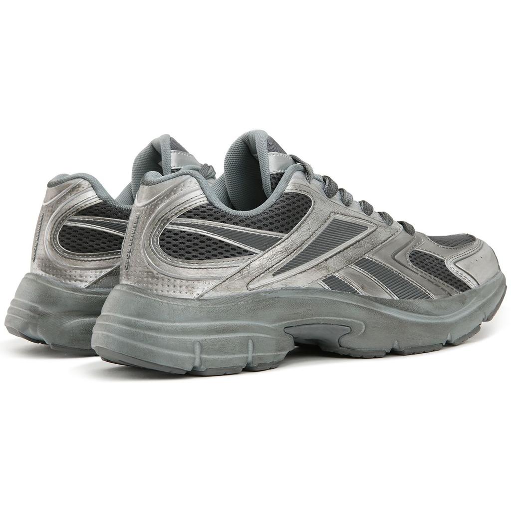 Reebok Premier Road 2.0 Fashion Trend Comfortable Versatile Retro Distressed Low-Top Running Shoes Unisex Sneaker Black Silver 25SRC915U1GH1