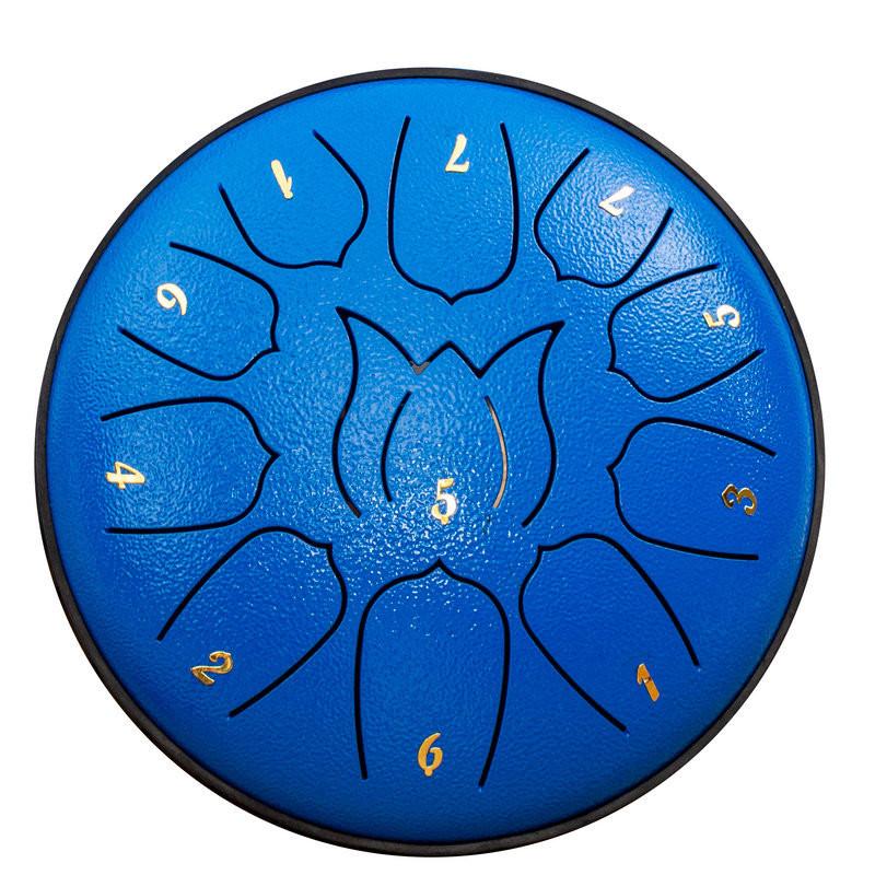 Notes 11 Rain Chime Drum Steel Tongue Drum Music Instrument Tool Educational