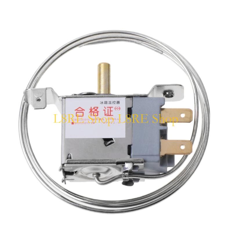 L8RE WPF22-L 2Pin Refrigerator Thermostat Household Metal Temperature Controller New
