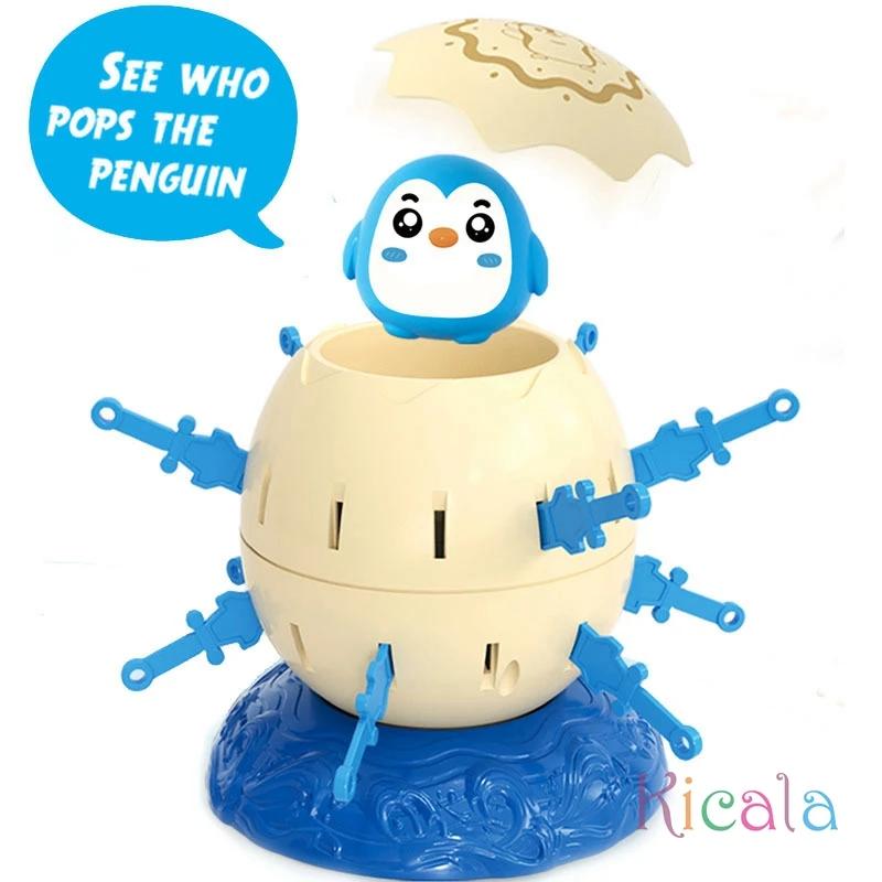 Interaktives Pinguin-Pirat-Fass Lernspielzeug für Kinder Weihnachtsfeier Spaß Eltern-Kind-Spiele Einzigartiges Puzzle-Geschenk