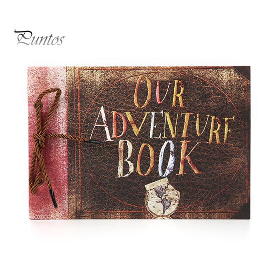 Unique Handcraft Story Notebook DIY Photo Album, Scrapbook Hardcover Paper Memory Book for Handmade Keepsake Weddings Anniversaries Baby Family