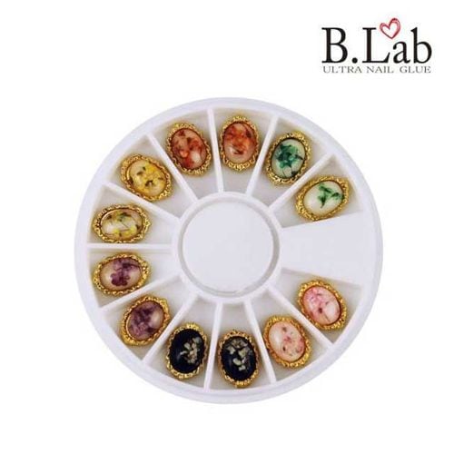 

B.Lab-Nail Parts Material Stone Art Self Cubic Flower Garden