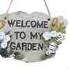 Door Welcome Sign for Porch, Garage, Spring Decorative Plaque, Front Patio