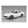 AOSHIMA 1/32 Raku Plastic Snap Kit No.06-PW Toyota 2000GT Pegasus White Color-coded Plastic Model (Car)