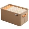 Heavy-Duty Fabric Trunk Storage Box for Clothes and Sundries