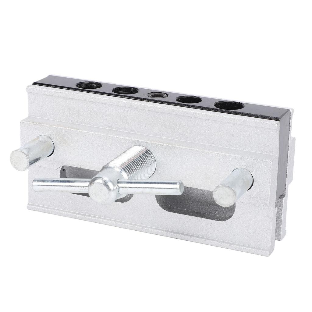 Self Centering Dowel Jig Kit Drill Guide Jig Block for Straight Holes with Bushings Woodworking Adjustable Width