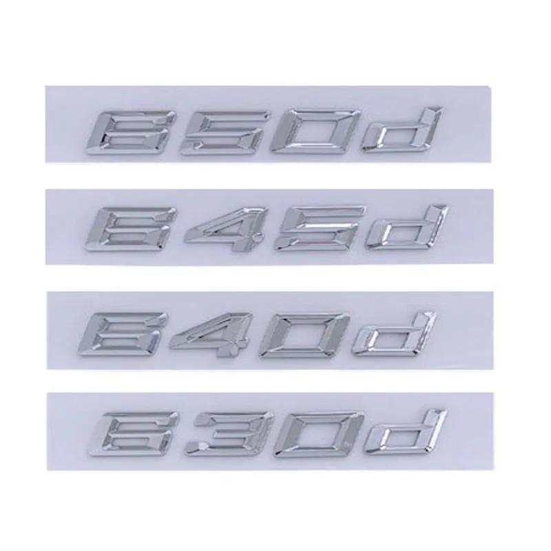 

3D ABS Letters Car Trunk Badge Emblem 630d 640d 645d 650d 730d 740d 745d 750d 760d Logo For BMW GT G32 F01 F12 G70 Accessories 760d