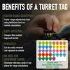 5/10 Sheets Rifle Scope Turret Stickers, Rifle Scope Turret Tags For Long Range Shooting Hunting, Fit Most Scope Caps