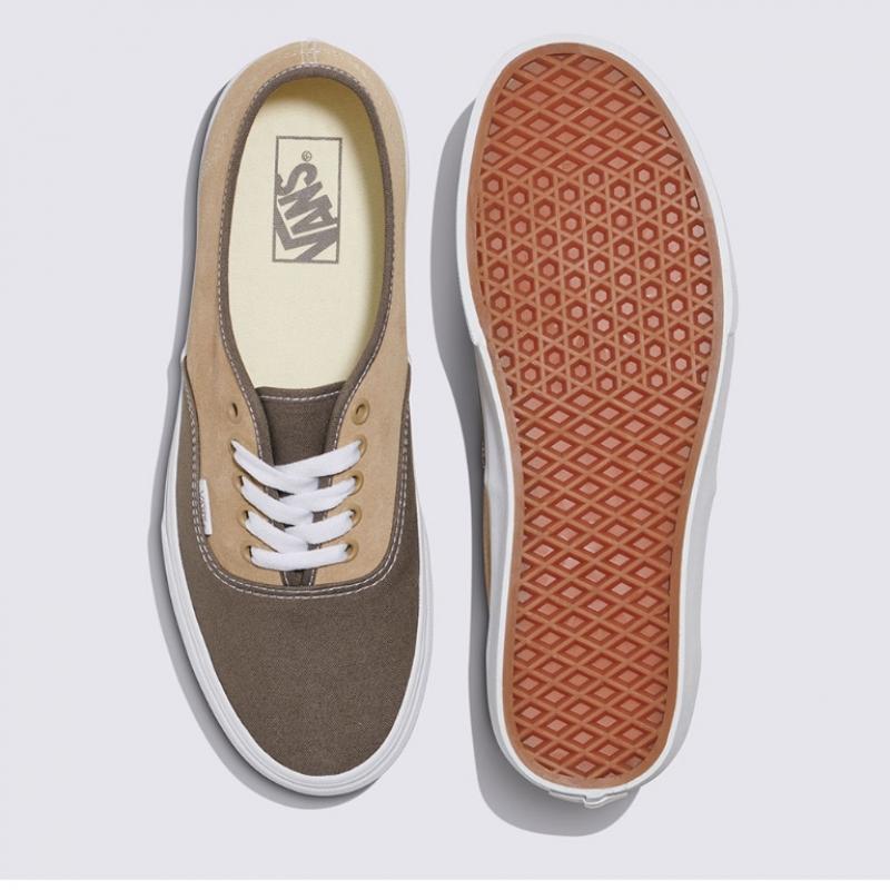 Vans Authentic   Canvas  Suede Brown Vn0a2z3zbro1