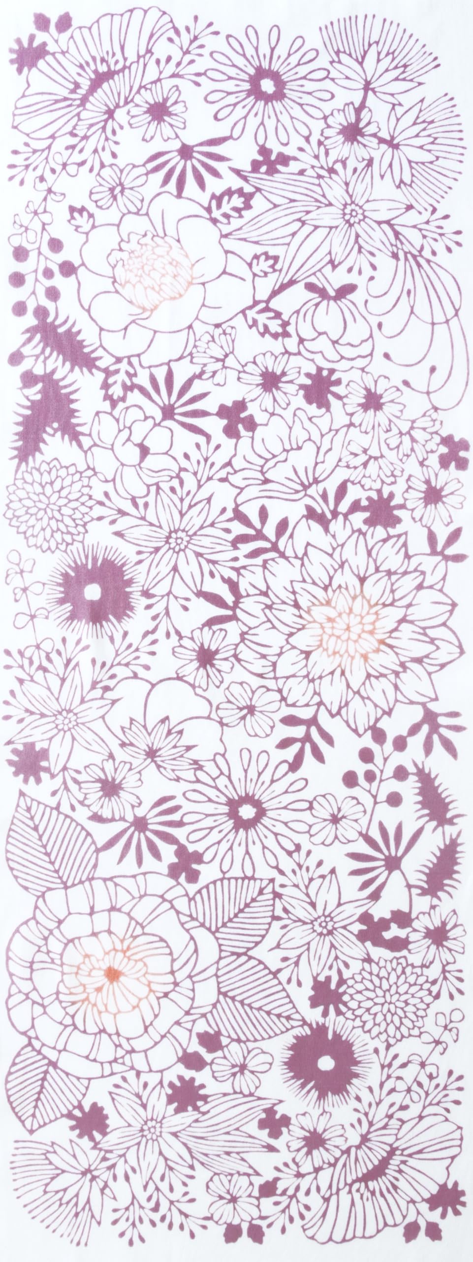 

IKS Tenugui Hand Made in 34 x Prime Fabric Chū-sen Towel, Japan, 88cm, 100% Cotton, (Unfinished) (Happiness)