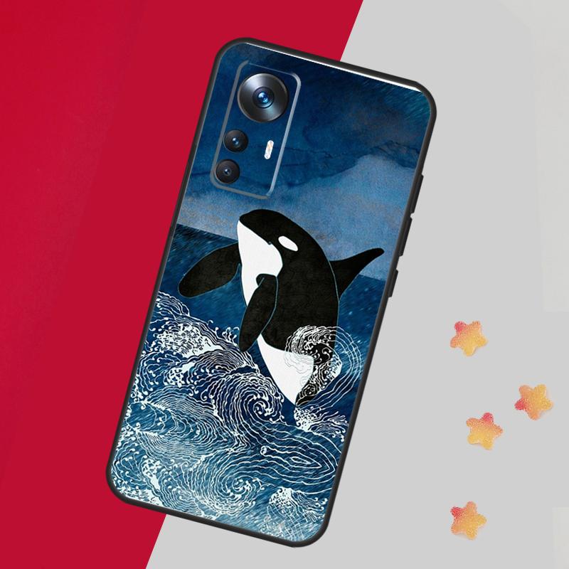 Killer Whale Orca For POCO X5 X3 Pro M5 M5s F4 X4 F3 F5 Case For Xiaomi 13 13T Pro 12 Lite 12X 11T 12T 14 Pro