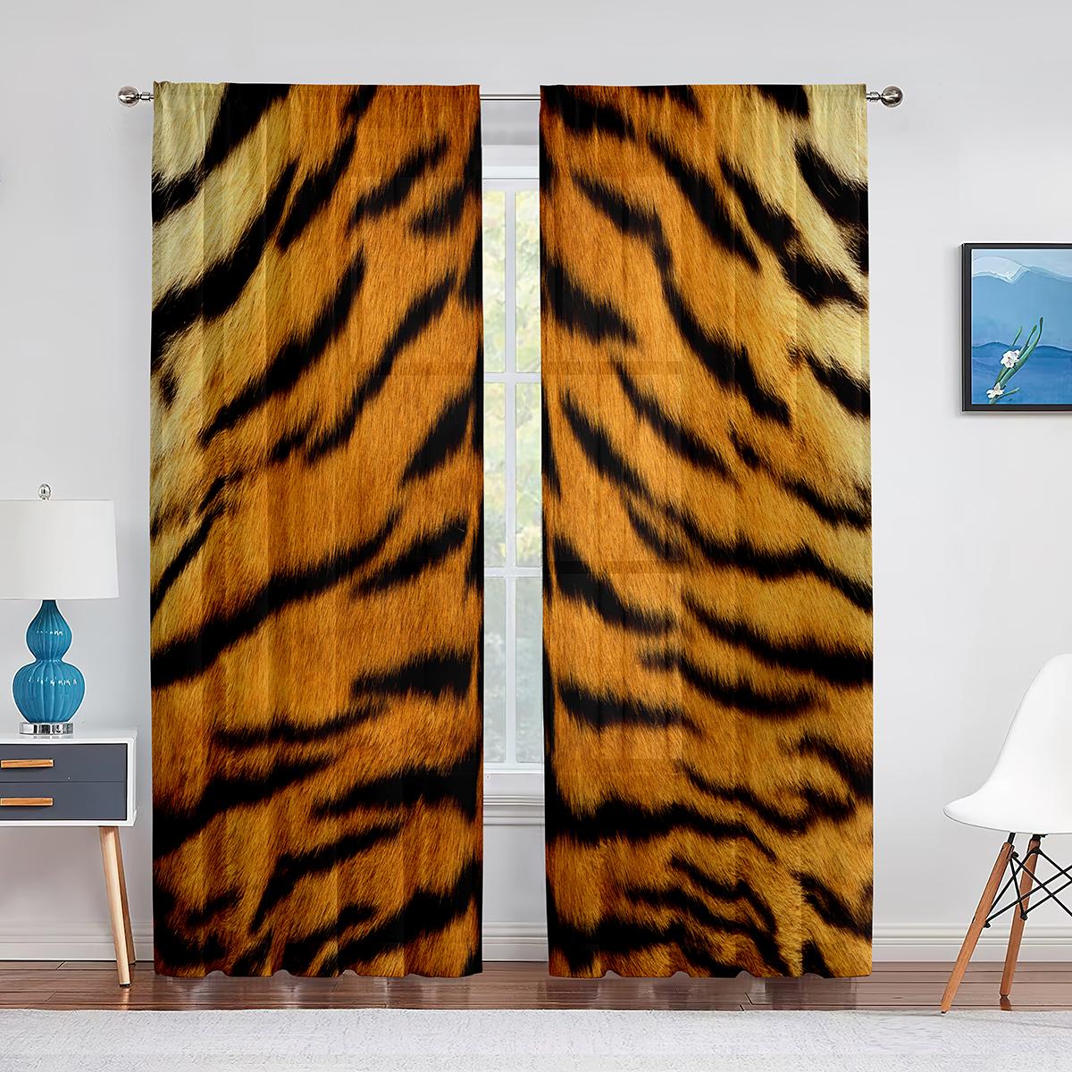 Коричневые леопардовые прозрачные вуали с мехом животных — фото 10