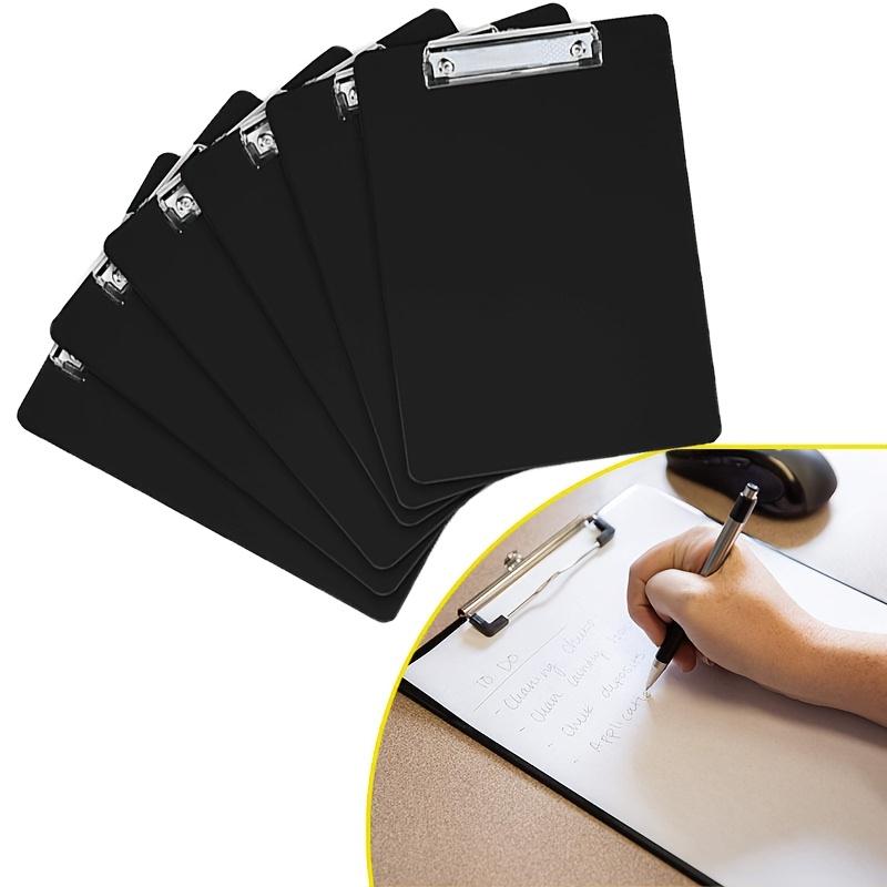 

6pcs Clip-on Pad/A4 Clip Folder with Loose-Leaf Writing Board Metal Clip/Suitable for Note Paper, Documents, and Drawings