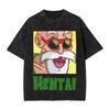 Dragon Ball Master Roshi Goku Printed Tshirt Mens and Womens Washed Tshirt High Quality Vintage Cotton Tshirt Harajuku Tops