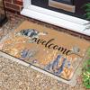 Tropical Flamingo Indoor Floor Mat Anti-Slip Outdoor Courtyard Floor Rug Front Door Welcome Mat Home Decoration